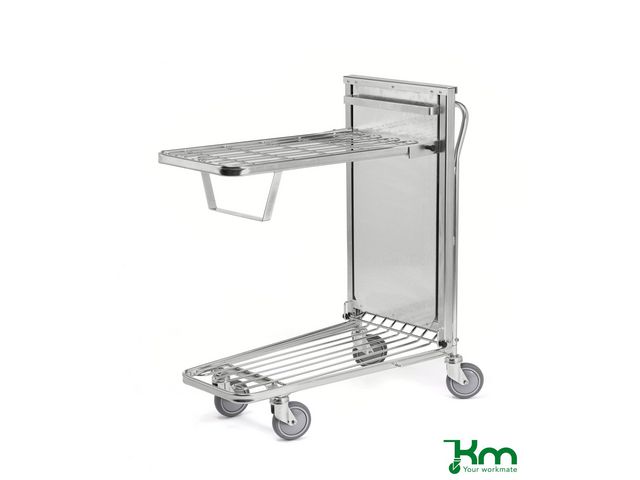 Butiksvagn fjädrande hyllplan | Emballage och lagerutrustning - Lagerutrustning - Vagnar | Kontorsexperten