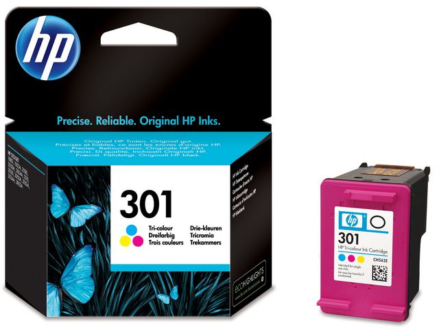 HP Bläckpatron CH562EE 301 Färg | Toner och bläck - Bläckpatroner - Bläckpatroner HP | Kontorsexperten