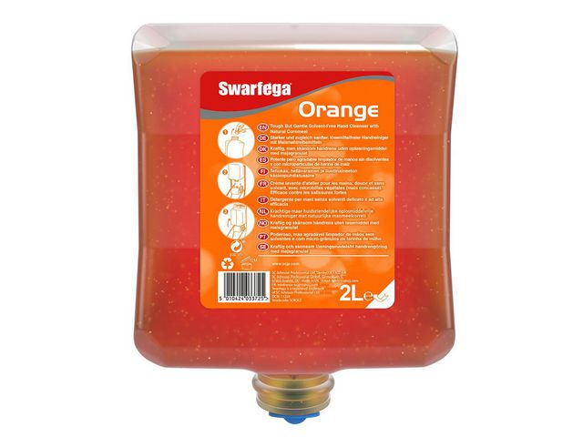Swarfega Handrengöring Orange 2l | Städ och hygien - Tvål och hygien - Tvål - Flytande | Kontorsexperten