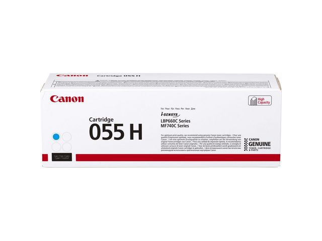 Canon Toner CANON CLBP 055 HC Cyan | Toner och bläck - Tonerkassetter - Toner Canon | Kontorsexperten