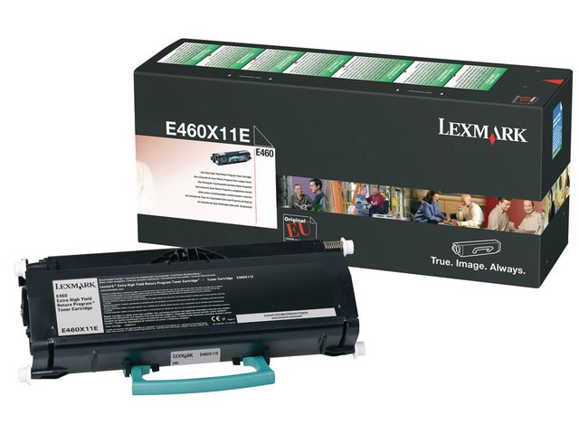 Lexmark Toner, svart, singelförpackning, E460X11E | Toner och bläck - Tonerkassetter - Toner Lexmark | Kontorsexperten