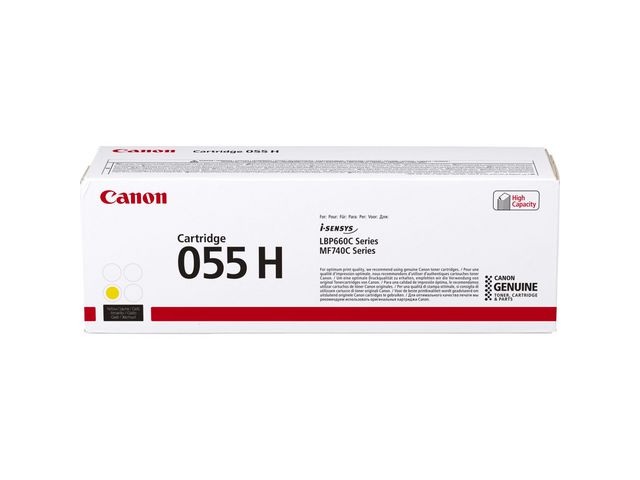 Canon Toner CANON CLBP 055 HC Gul | Toner och bläck - Tonerkassetter - Toner Canon | Kontorsexperten