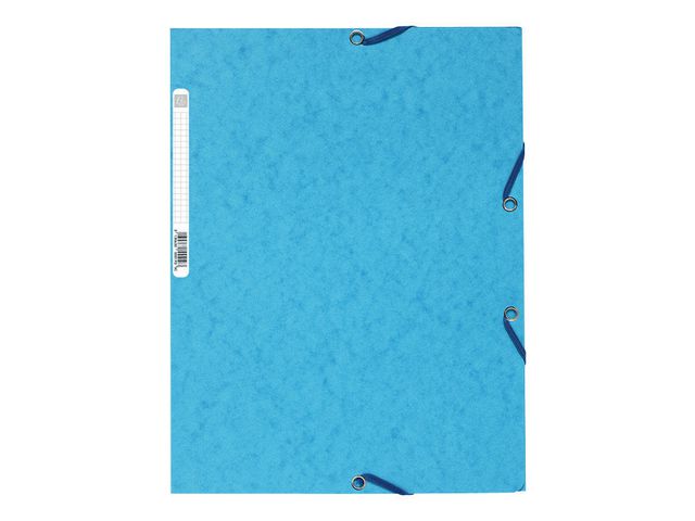 Exacompta Gummibandsmapp 3-klaff, Nature Future®, gummiband, A4, 250 ark, 400 g/m², presspan, turkos | Kontorsmaterial - Mappar och plastfickor - Gummibandsmappar 3-klaff - Kartong | Kontorsexperten