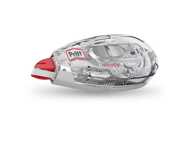 PRITT Påfyllningsbar Flex-korrigeringsrulle, 6 mm x 12 m (hängande låda) | Kontorsmaterial - Korrigering - Korrigeringsroller | Kontorsexperten