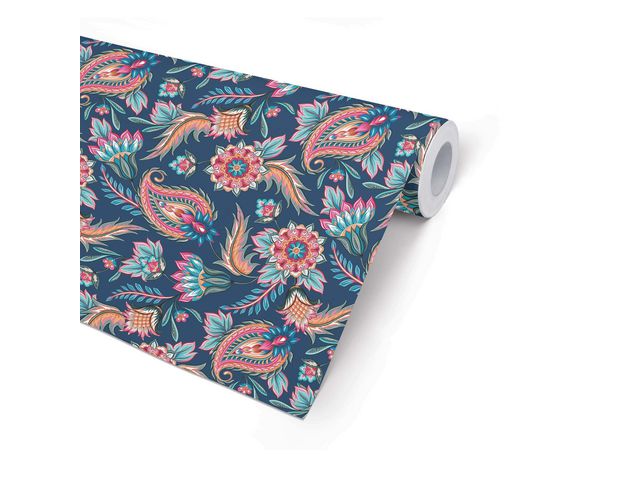 HEDLUNDS OF SWEDEN Presentpapper Kraft 38cmx165m Paisley | Emballage och lagerutrustning - Presentinslagning - Presentpapper och Julpapper | Kontorsexperten