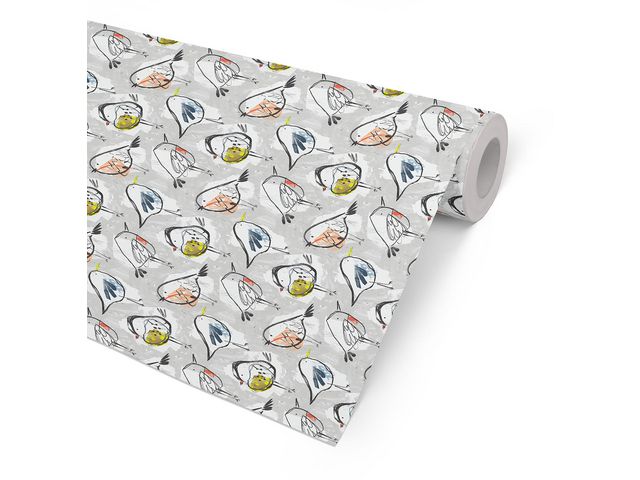 HEDLUNDS OF SWEDEN Presentpapper 57cm x154m Koster | Emballage och lagerutrustning - Presentinslagning - Presentpapper och Julpapper | Kontorsexperten