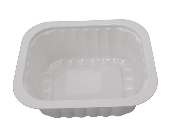 DUNI Duniform® plastbehållare för tillbehör, polypropylen, 470 ml, vit, 138 x 114 x 53 mm 300/fp | Kök och servering - Engångsartiklar - Take Away | Kontorsexperten