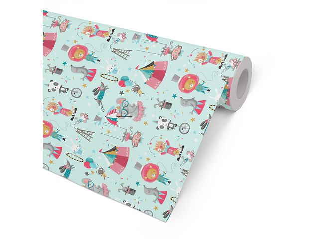 HEDLUNDS OF SWEDEN Presentpapper 38cmx165m Cirkus | Emballage och lagerutrustning - Presentinslagning - Presentpapper och Julpapper | Kontorsexperten