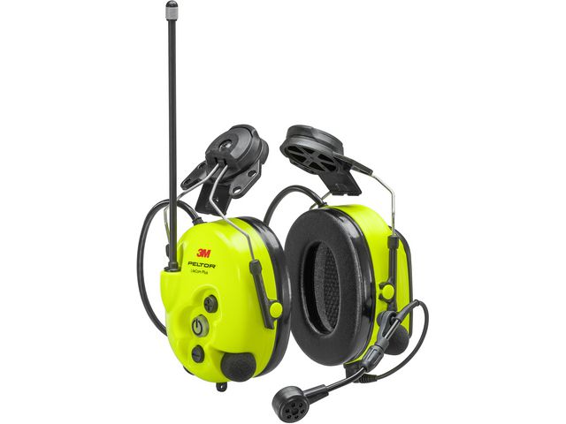 PELTOR Hjälmkåpa Litecom gul | Skyddsutrustning - Hörselskydd - Hjälmkåpor | Kontorsexperten