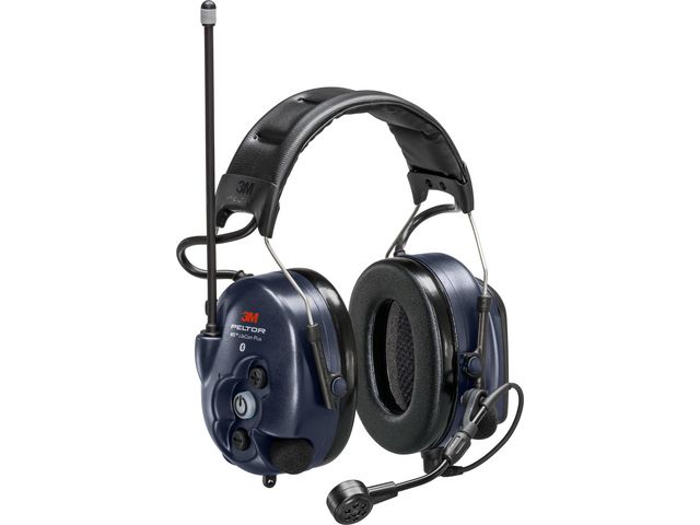 PELTOR Hörselkåpa Litecom Plus blå | Skyddsutrustning - Hörselskydd - Hörselkåpor aktiva | Kontorsexperten