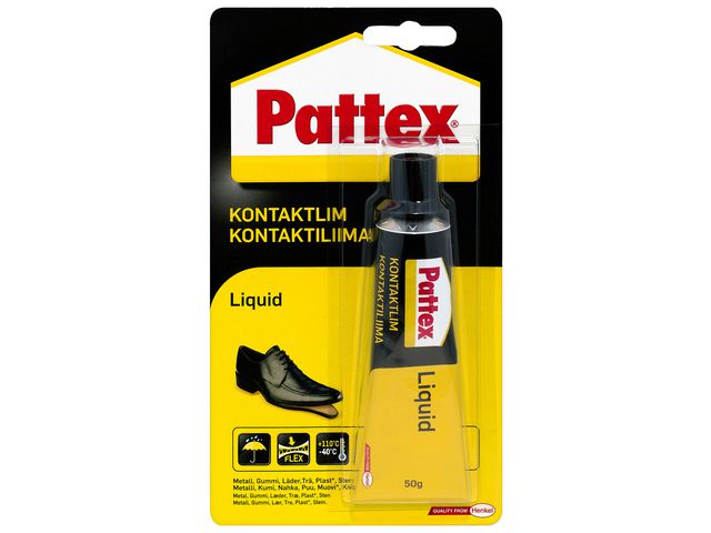 Pattex Lim flytande 50 g, transparent | Kontorsmaterial - Tejp lim och häftmassa - Lim | Kontorsexperten