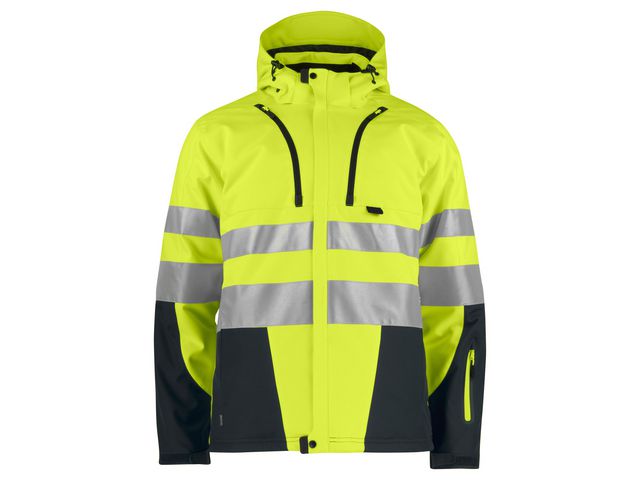 PROJOB Fodrad softshelljacka 6420 kl3/2 2XL | Arbetskläder - Varselkläder - Varseljackor | Kontorsexperten