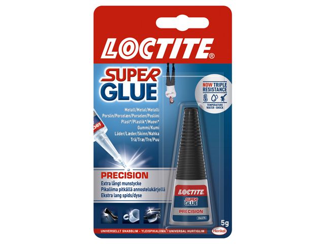 Loctite Superlim Precision 5g | Kontorsmaterial - Tejp lim och häftmassa - Lim | Kontorsexperten