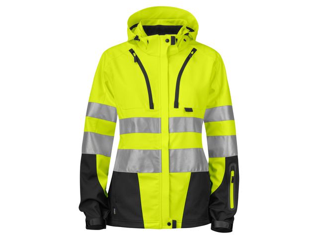 PROJOB Softshelljacka dam 6423 kl3/2 3XL | Arbetskläder - Varselkläder - Varseljackor | Kontorsexperten