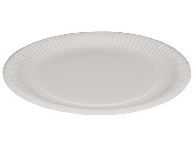 ABENA Tallrik Economi 23 cm 100/fp | Kök och servering - Engångsartiklar - Tallrikar - Papper | Kontorsexperten