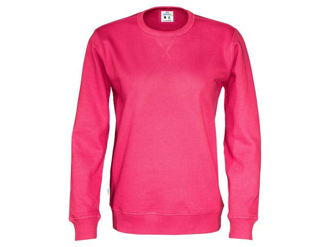 COTTOVER Sweatshirt Crew Neck herr cerise L | Arbetskläder - Arbetströjor - Sweatshirts och koftor | Kontorsexperten