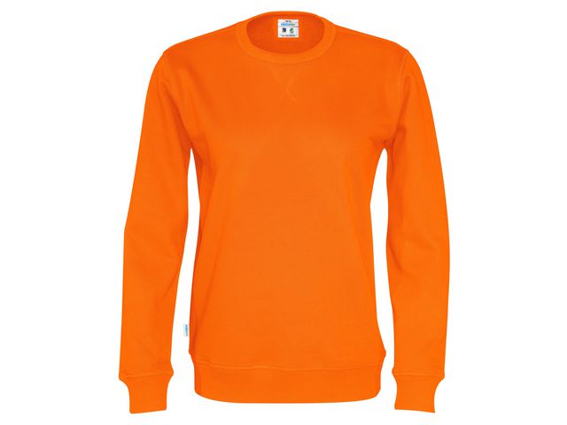 COTTOVER Sweatshirt Crew Neck herr orange L | Arbetskläder - Arbetströjor - Sweatshirts och koftor | Kontorsexperten