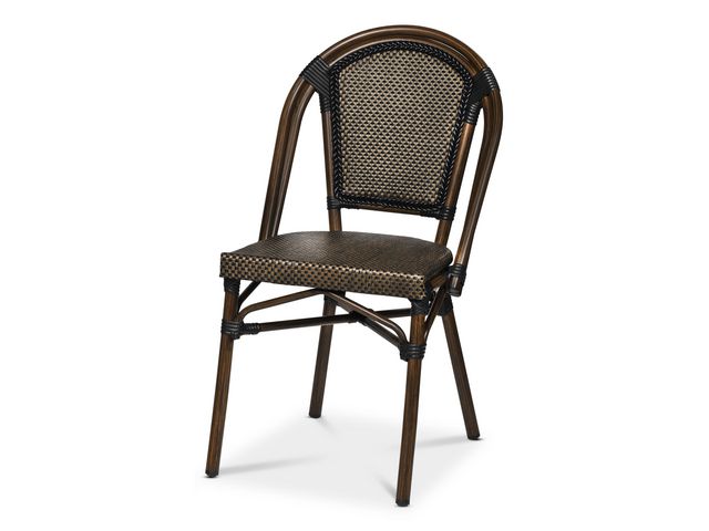 Stol Paris Texteline svart/brun | Kontorsmöbler och inredning - Utemöbler - Stolar och fåtöljer | Kontorsexperten