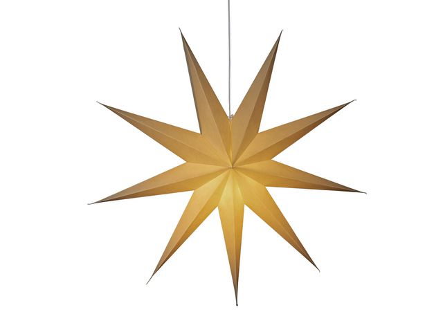 KONSTSMIDE Pappersstjärna 115 cm greige | Kontorsmöbler och inredning - Lampor och belysning - Dekorationsbelysning | Kontorsexperten