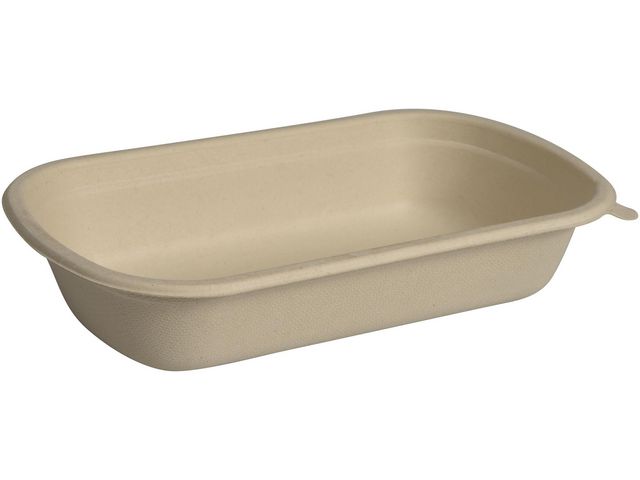 ABENA Matlåda Take-away Bagasse 750 ml 125/fp | Kök och servering - Engångsartiklar - Take Away | Kontorsexperten