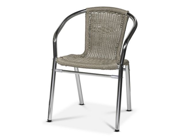 Stol Karm Alu-bistro khaki | Kontorsmöbler och inredning - Utemöbler - Stolar och fåtöljer | Kontorsexperten