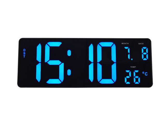 ALBA Väggur 38cm blå/svart | Kontorsmöbler och inredning - Väggur - Väggur | Kontorsexperten