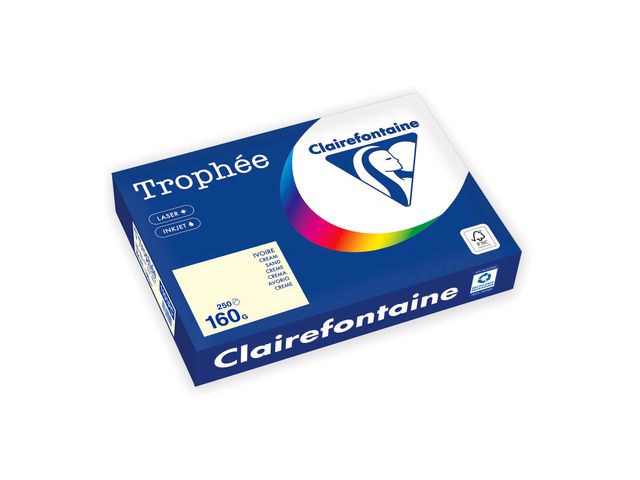 Clairefontaine Kopieringspapper A4 80g ohålat sand 250/fp | Kontorspapper - Specialpapper - Färgat - A4 | Kontorsexperten