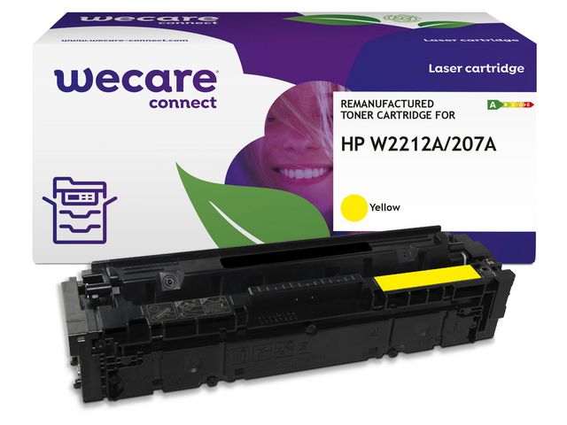 Wecare Toner HP W2212A 207A 1,25K gul | Toner och bläck - Tonerkassetter - Toner WeCare | Kontorsexperten
