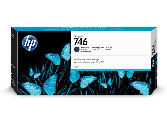 Produktfoto för Bläckpatron hp 746 p2v83a, 300 ml, matt svart