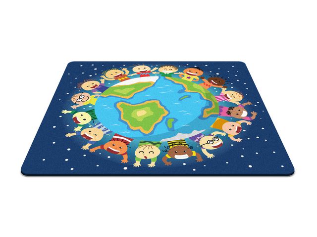 Matta Alla Världens Barn | Skolmöbler och inredning - Mattor - Mattor - Mönstrade | Kontorsexperten