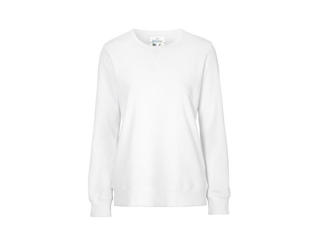Cottover Sweatshirt Crew Neck dam vit 2XL | Arbetskläder - Arbetströjor - Sweatshirts och koftor | Kontorsexperten