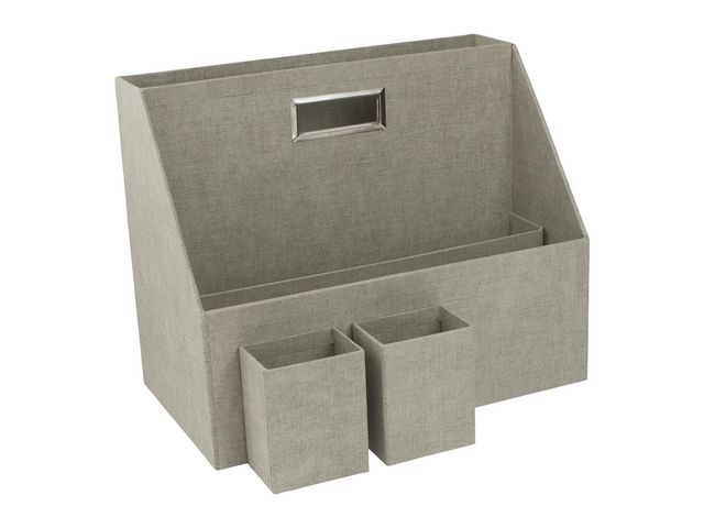 Bigso Box Förvaring med handtag Hurry linne | Kontorsmaterial - Arkivering och kontorsförvaring - Förvaringslådor | Kontorsexperten