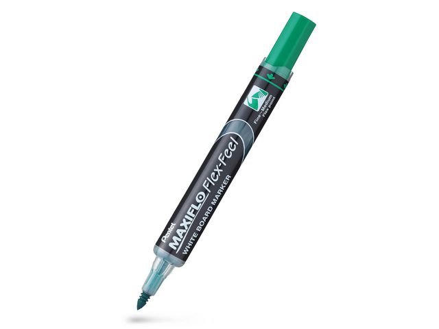 Pentel Whiteboardpenna Maxiflo Flex grön | Kontorsmaterial - Pennor - Whiteboardpennor - Skuren spets | Kontorsexperten