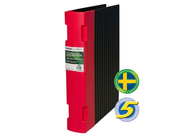 KEBA Gaffelpärm ecolite A4 55mm röd | Kontorsmaterial - Pärmar och register - Gaffelpärmar i plast | Kontorsexperten