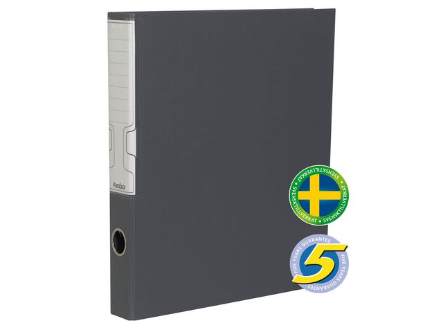 KEBA Ringpärm-D grafitgrå | Kontorsmaterial - Pärmar och register - Ringpärmar | Kontorsexperten