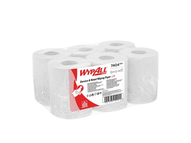 WYPALL Torkrulle L10 vit 2340/fp | Städ och hygien - Toalettpapper och torkpapper - Industritork | Kontorsexperten