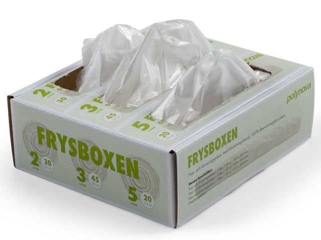POLYNOVA Fryspåse på rulle box 2,3,5L transparenta 3/fp | Kök och servering - Plast och fryspåsar - Fryspåsar | Kontorsexperten
