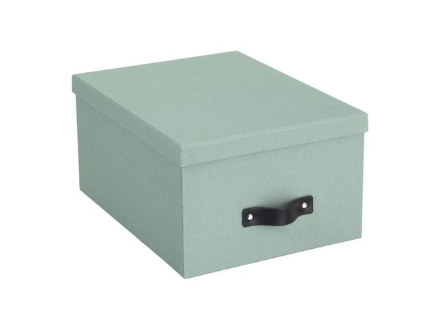 Bigso Box Förvaringsbox m.lock kartong mint | Kontorsmaterial - Arkivering och kontorsförvaring - Förvaringslådor | Kontorsexperten