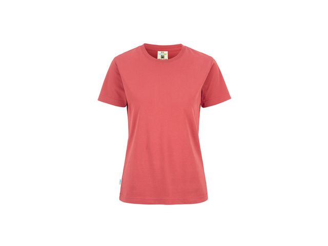 Cottover T-Shirt dam GOTS dusty red M | Arbetskläder - Arbetströjor - T-shirts | Kontorsexperten