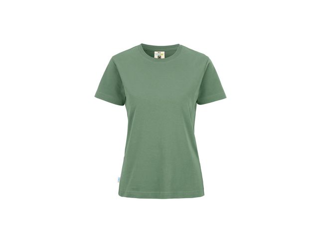 Cottover T-Shirt dam GOTS dusty green S | Arbetskläder - Arbetströjor - T-shirts | Kontorsexperten