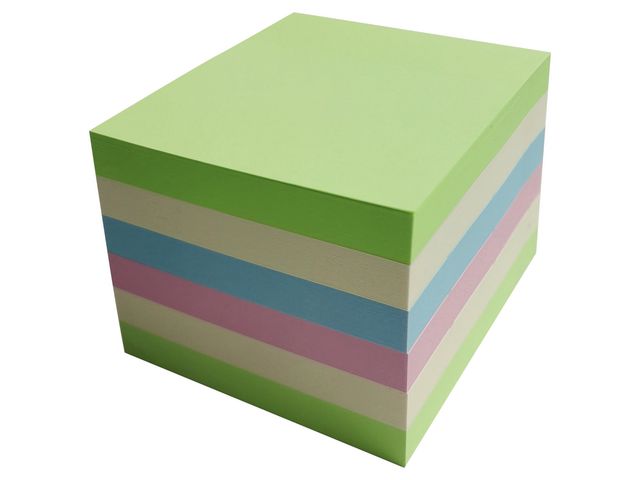 Lyreco Notes recycled 75x75mm 6/fp | Kontorsmaterial - Notes och Post-It - Notes - Färgade | Kontorsexperten