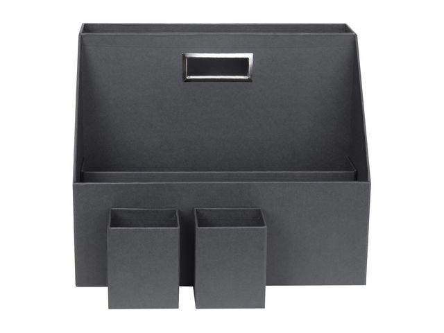 Bigso Box Förvaring med handtag Hurry grå | Kontorsmaterial - Arkivering och kontorsförvaring - Förvaringslådor | Kontorsexperten