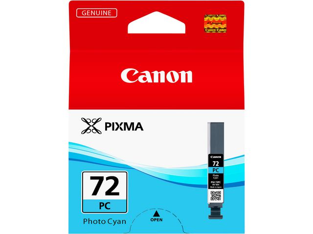 Canon Bläckpatron, PIXMA 72PC, fotocyan, singelförpackning, 6407B001 | Toner och bläck - Bläckpatroner - Bläckpatroner Canon | Kontorsexperten