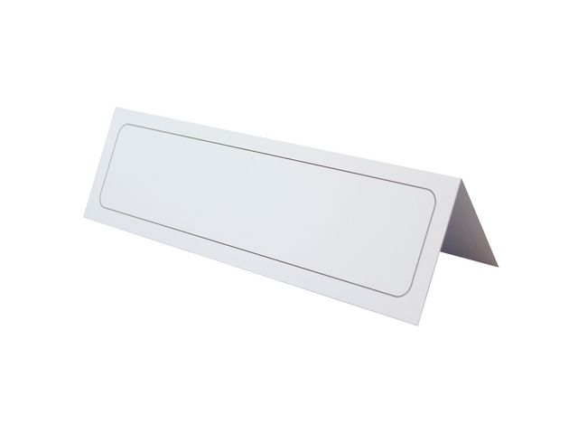 Durable Bordsskylt 61x210mm vit 100/fp | Kontorsmöbler och inredning - Namnskyltar och korthållare - Bordskylt | Kontorsexperten