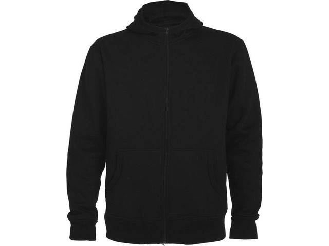 ROLY Hoodie zip Montblanc uni svart XL | Arbetskläder - Arbetströjor - Hoodies och luvtröjor | Kontorsexperten