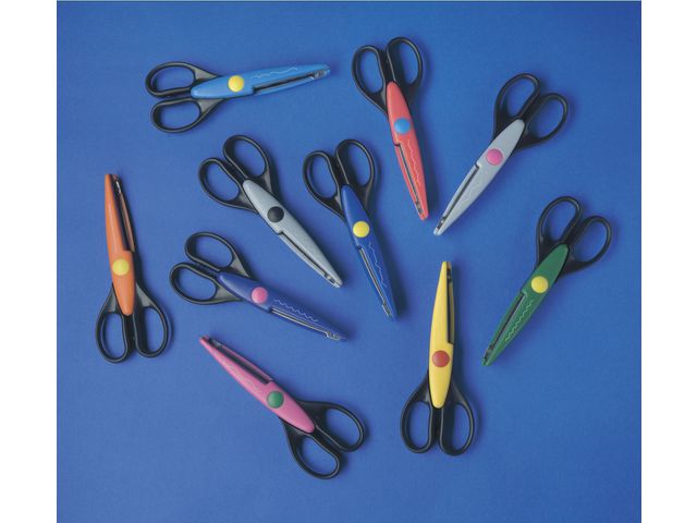 PLAYBOX Mönstersaxar 10/fp | Skola och förskola - Bild och form - Saxar - Skola | Kontorsexperten