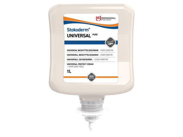 Deb Hudskyddskräm Stokoderm Universal 1L | Städ och hygien - Tvål och hygien - Hygiensystem - Deb | Kontorsexperten