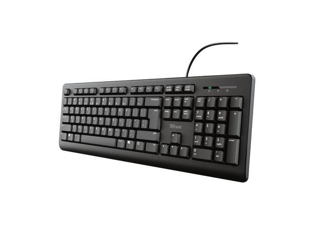 Trust Tangentbord Primo Kabel | Datorprodukter - Kringutrustning - Tangentbord | Kontorsexperten