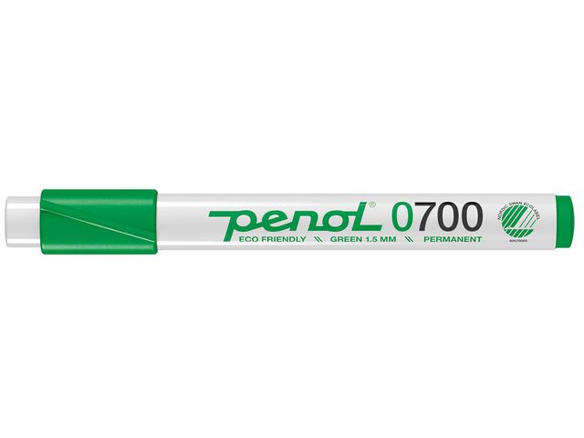 PENOL Märkpenna 0-700 perm 1,5mm grön | Kontorsmaterial - Pennor - Märkpennor - Rund spets | Kontorsexperten