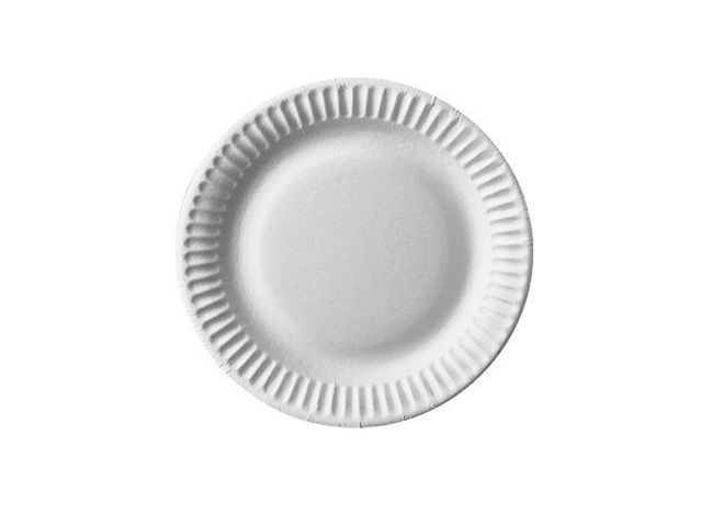 PAPSTAR Tallrik papper ø150mm vit 100/fp | Kök och servering - Engångsartiklar - Tallrikar - Papper | Kontorsexperten